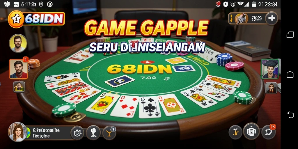 Tampilan gameplay Gaple yang menarik di 68IDN.