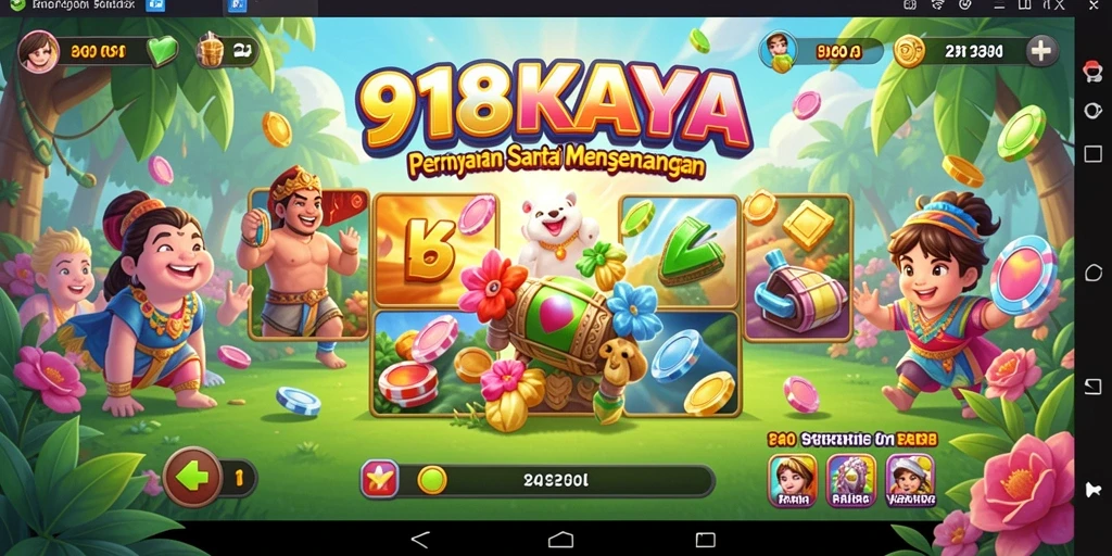 Tampilan menarik dari gameplay santai 918KAYA.