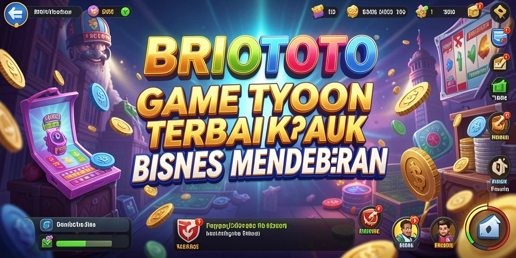 Tangkapan layar BRIOTOTO menampilkan antarmuka permainan Tycoon yang menarik.