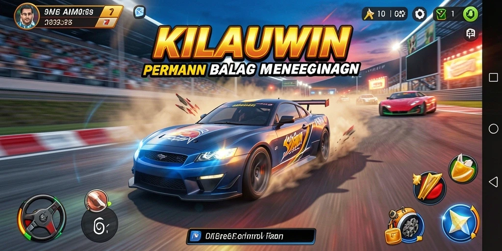 Screenshot KILAUWIN menampilkan aksi balap yang mendebarkan dan grafis yang memukau.