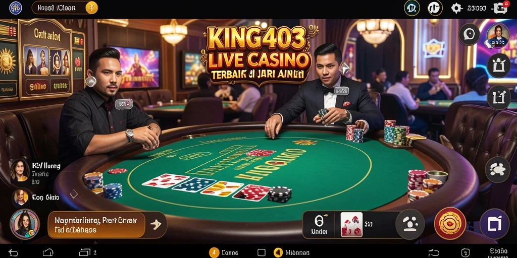 Gameplay menarik dari aplikasi Live Casino KING403