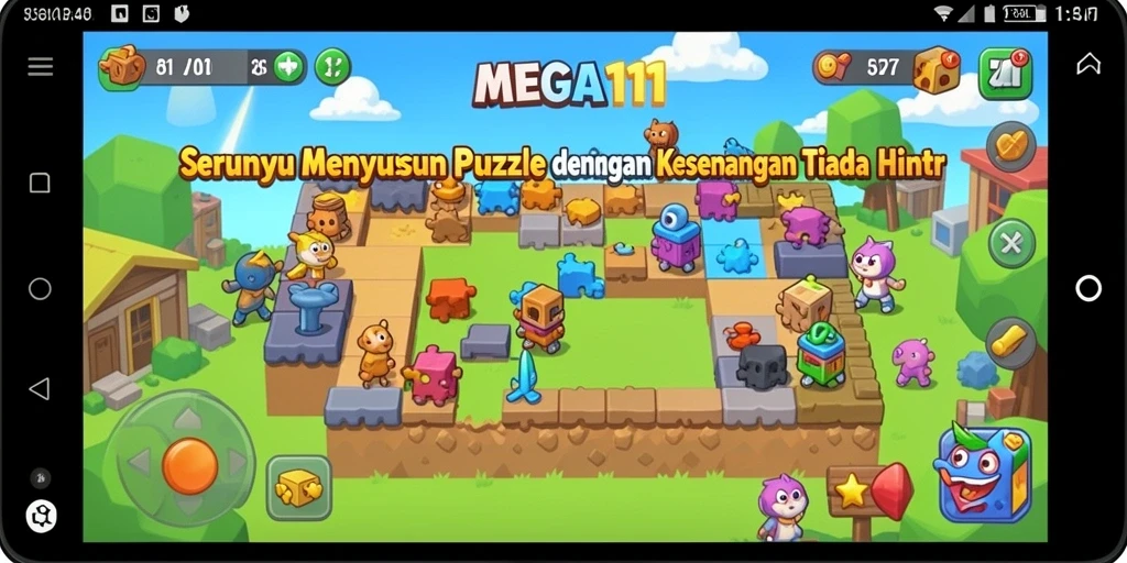Gameplay MEGA111 yang menawan dan penuh tantangan.