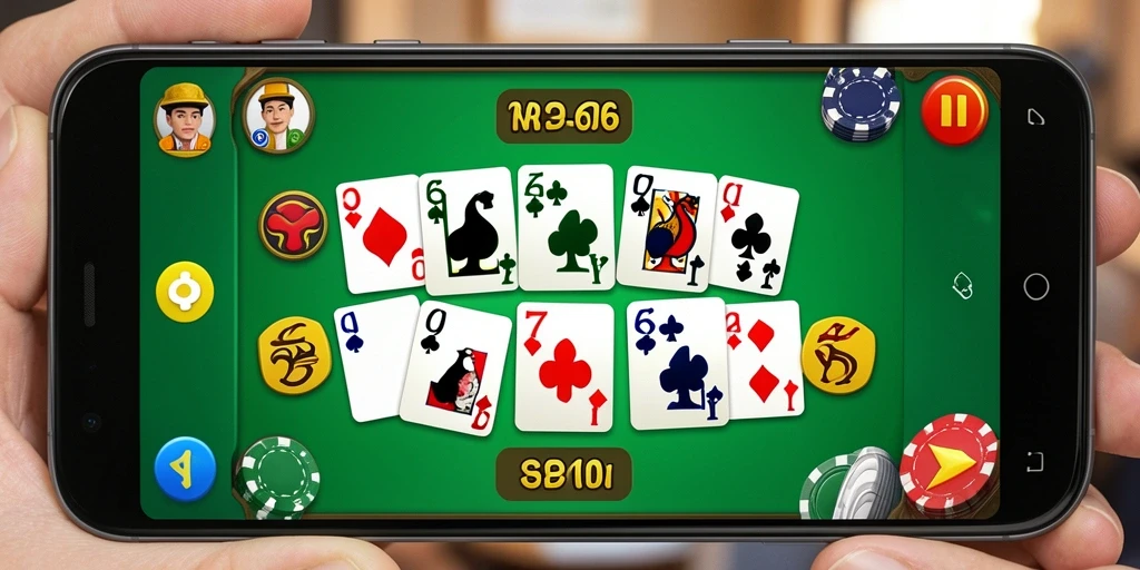 Tampilan gameplay seru Gaple di RP66 dengan pemain yang aktif.