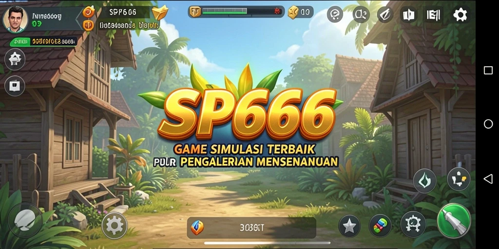 Screenshot gameplay SP666 yang menunjukkan momen seru dalam permainan simulasi.
